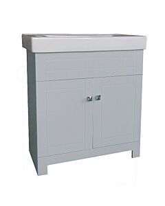 30" X 15-1/2"  Grey Vanity with Sink