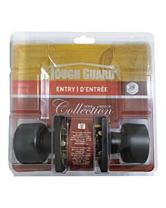 TG Entry Door Knob Cove Black
