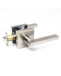 TG Passage Door Lever Square Satin Nickle