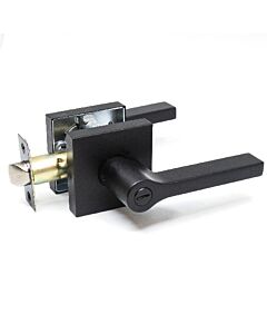 TG Privacy Door Lever Square Black