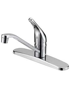 Kitchen Faucet 1 Handle Metal/Plastic Chrome Finish