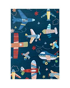 DAISY NAVY 1104 5X8 RUG