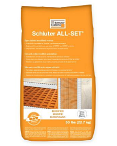 Schluter ALLSET Thin-set Mortor White 50lb