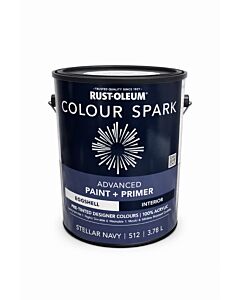 Rust-Oleum Colour Spark Interior Paint + Primer – Stellar Navy (Eggshell) 3.78L