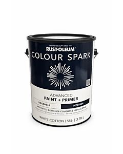 Rust-Oleum Colour Spark Interior Paint + Primer – White Cotton (Eggshell) 3.78L