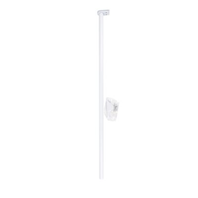Closet Rod Adjustable 48"-72" White