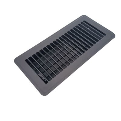 Floor Register Steel 4" X 10" Black