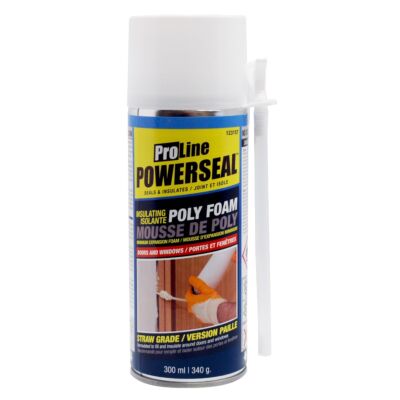 Powerseal Window & Door Spray Foam Sealant with Straw 340G