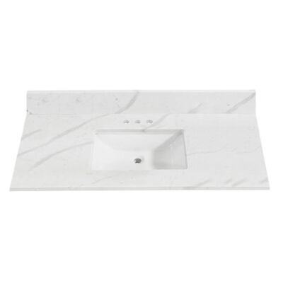 37" X 22" Engineered Marble Vanity Top