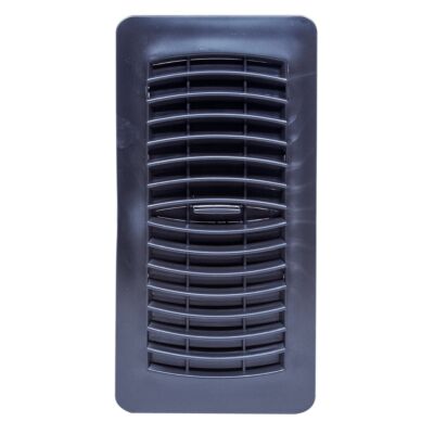 Floor Register Plastic 4" X 10" Black