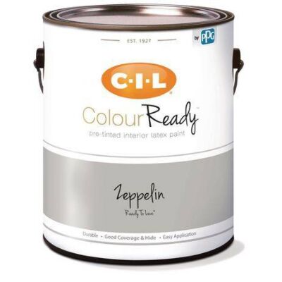 CIL Colour-Ready Interior Eggshell Paint Zepplin 3.78G