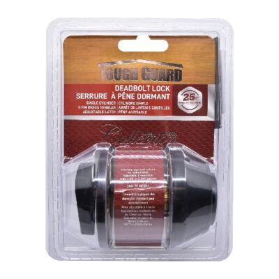 TG Deadbolt Single Cylinder Black