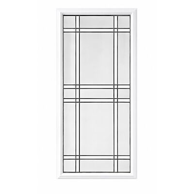 Novatech Crystal Decorative Door Glass Insert – 22" x 48"