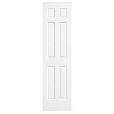 26" Colonial 6-Panel Textured Interior Door Slab – Primed White