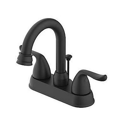 Bathroom Faucet 2 Handle Black Finish