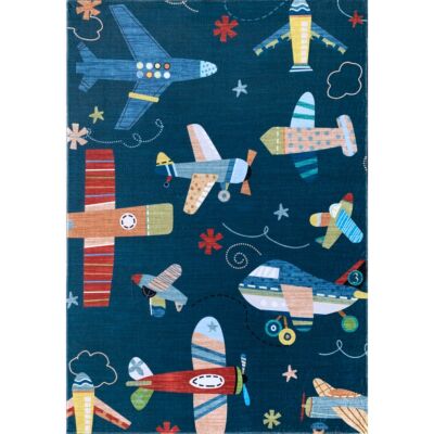 DAISY NAVY 1104 4X6 RUG