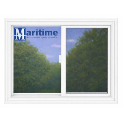 Maritime Door & Window 36" x 35" White Horizontal Slider Window