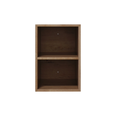 Presenza Eclipse 12" Natural Wood Wall-Mount Shelf Unit – Pre-Assembled