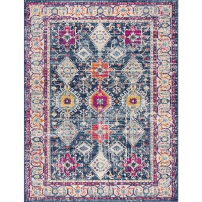 SPLASH NAVY 2801 5X8 RUG