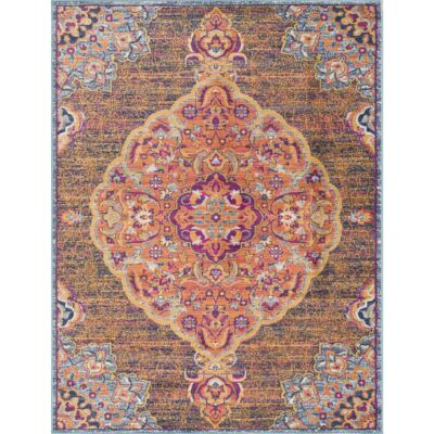 SPLASH RUST 2899 7X10 RUG